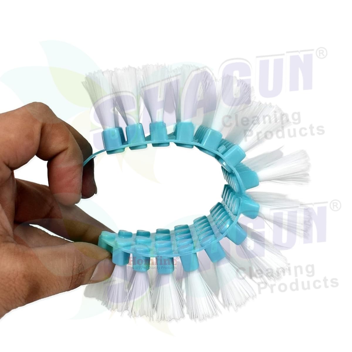 SHAGUN Flexible Cloth Washing Brush Soft & Hard Bristles for Deep Cleaning Ergonomic Grip & Bendable Body for Effective Scrubbing (2)