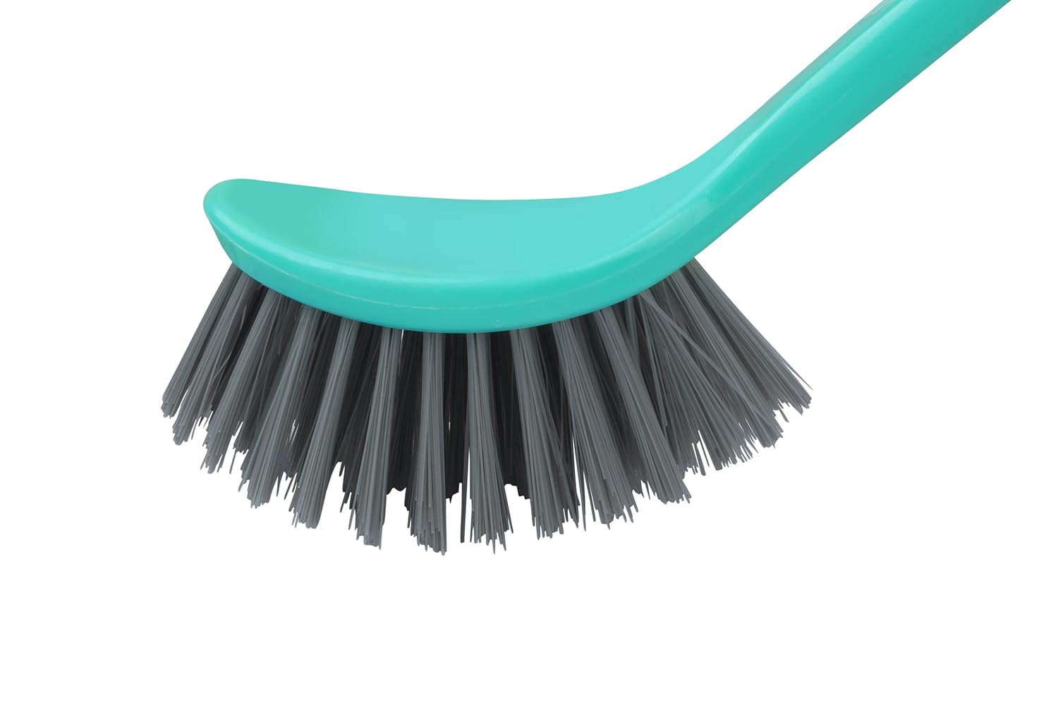 SHAGUN Curved Toilet Cleaning Brush | Long Handle, Stiff Bristles, Deep Cleaning