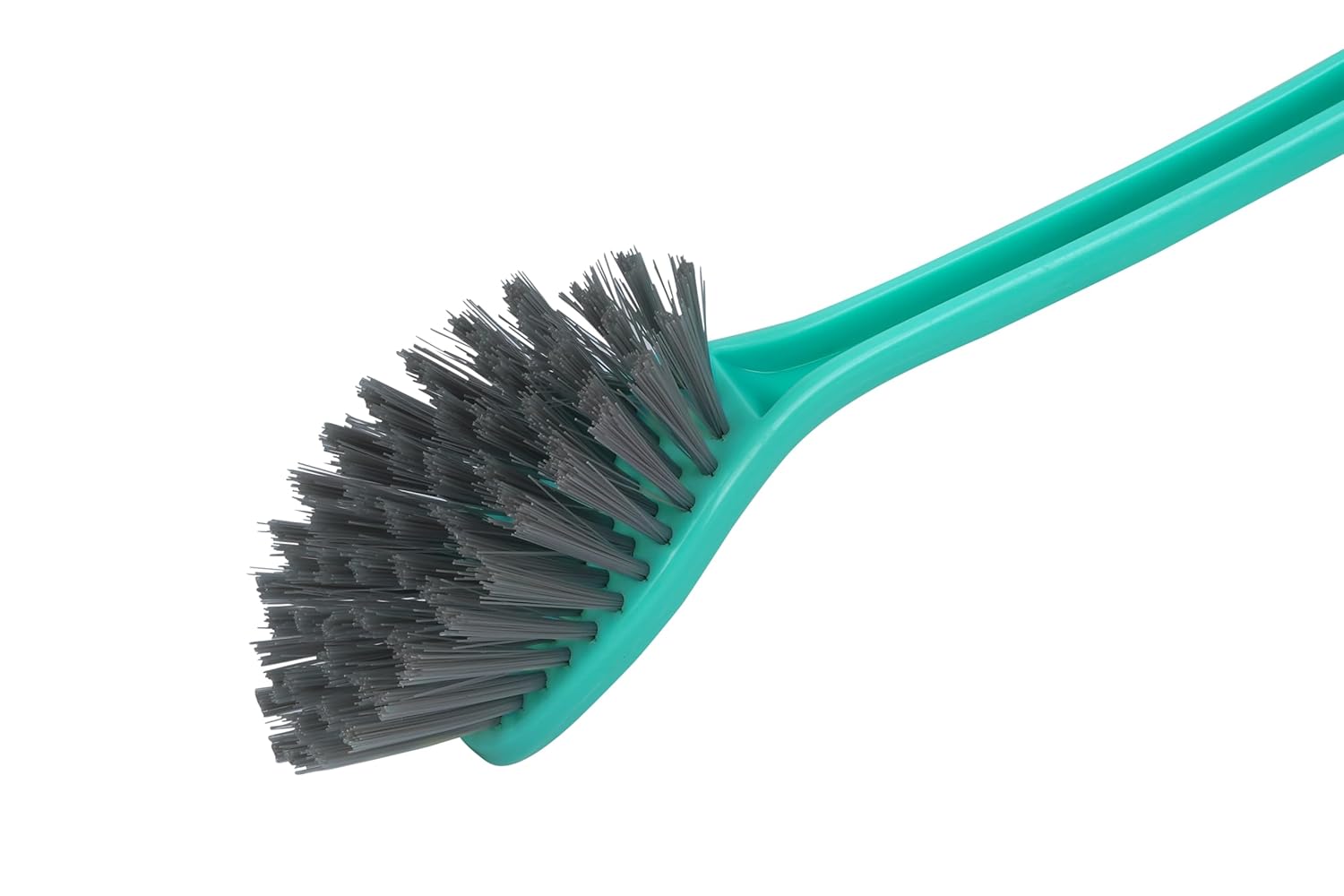 SHAGUN Curved Toilet Cleaning Brush | Long Handle, Stiff Bristles, Deep Cleaning