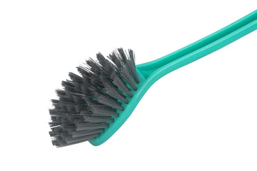SHAGUN Curved Toilet Cleaning Brush | Long Handle, Stiff Bristles, Deep Cleaning