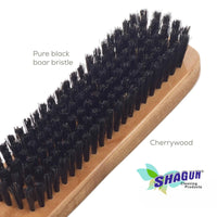 SHAGUN Wooden Shoe Polish Brush Premium Soft Bristle Shoe Cleaning & Buffing Brush Ideal for Leather & Suede Shoe Care (1)