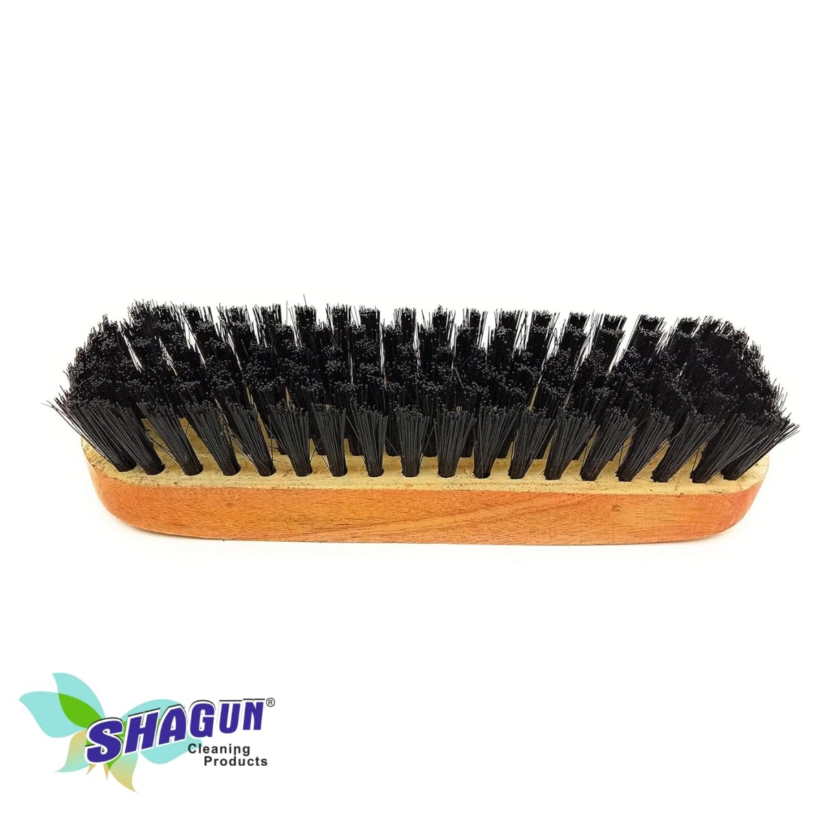 SHAGUN Wooden Shoe Polish Brush Premium Soft Bristle Shoe Cleaning & Buffing Brush Ideal for Leather & Suede Shoe Care (1)