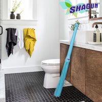 SHAGUN Premium Plastic Stick Broom | Heavy-Duty Fiber Bristles | Washable, Non-Shedding & Long-Lasting | Ideal for Wet & Dry Cleaning | Indoor & Outdoor Use