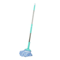 SHAGUN Twist Microfiber Mop with Adjustable Steel Rod – Heavy-Duty Self-Wringing Floor Cleaning Mop