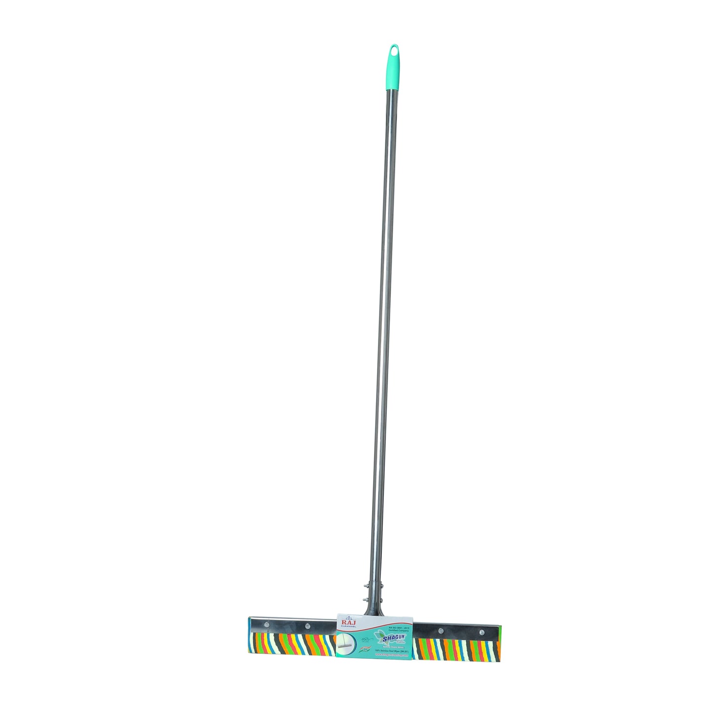 SHAGUN Stainless Steel 16 Inches Floor Wiper with Long Handle