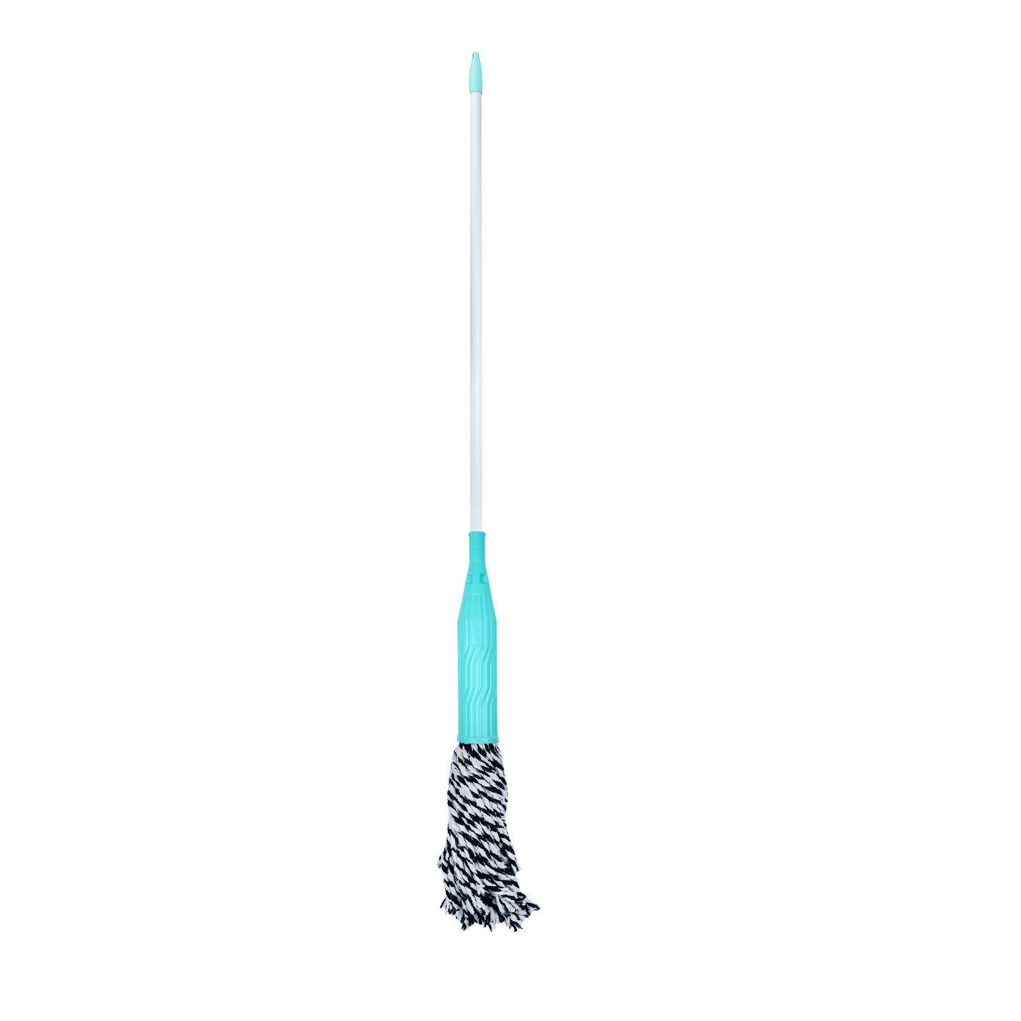SHAGUN Microfiber Bottle Mop with Long Handle, Floor Cleaning Mop for Tiles, Wood and Marble, Turquoise