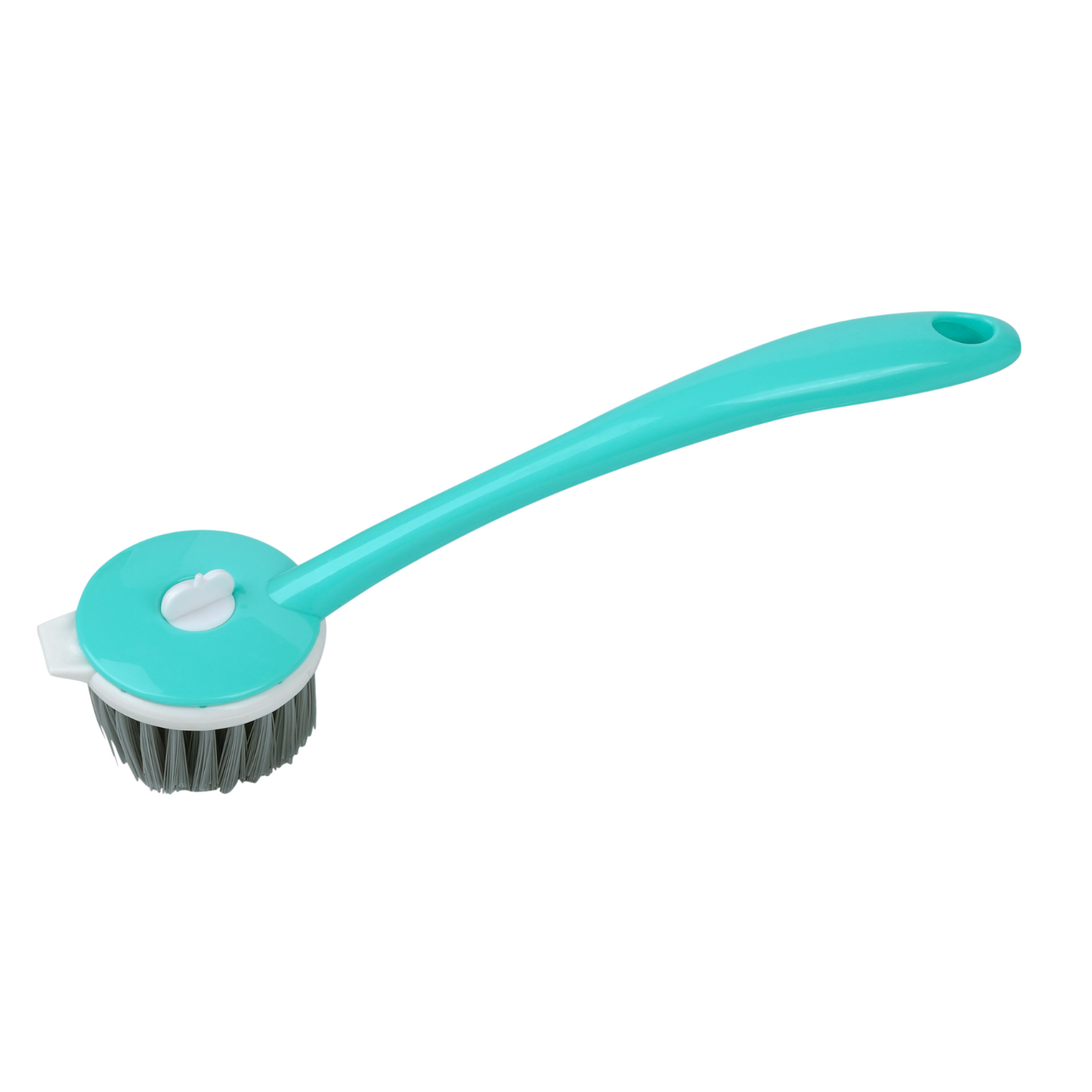 SHAGUN Scrub Brush with Handle | Stiff Bristles, Detergent Dispenser, Multipurpose Cleaning